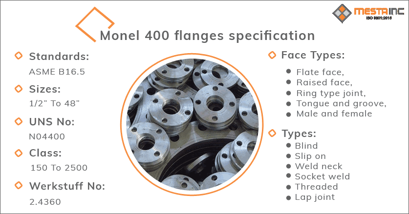 monel 400 flanges specification